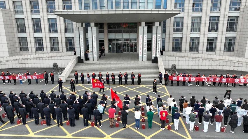 春暖花開，英雄歸來！葫蘆島市第二人民醫(yī)院支援綏中醫(yī)療隊凱旋而歸~(圖3)